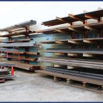 metal distribution facility racks